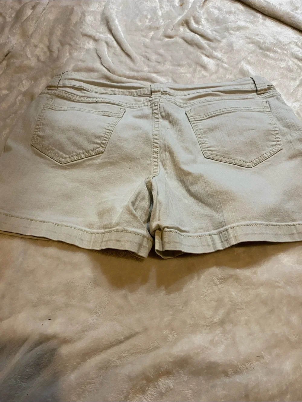 Faded Glory Classic Stretch Comfort Denim Casual Shorts Size [Insert Size]